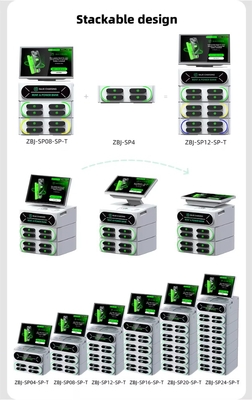 Bajie Mobile Power Charging Station with Screen Self-service Vending Machine Easy to Rent and Return Suitable for Commercial