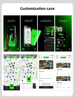 Bajie Mobile Power Charging Station with Screen Self-service Vending Machine Easy to Rent and Return Suitable for Commercial