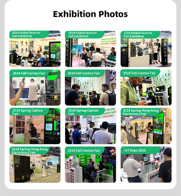 24-120 Slot Mobile Power Rental Shared 43 Inch Advertising Screen Commercial Outdoor Convenient Charging Airport Customization