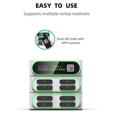 2025 Shared Power Bank Rental Station 22.5W Power Bank 6000mAh/8000mAh Mobile Phone Fast Charging Vending Machine