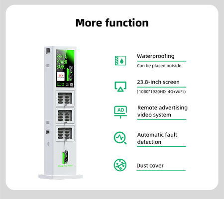 24-48slots Waterproof Mobile Power Overseas Shared Rental Station Suitable for the United States the United Kingdom and Brazil