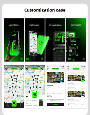 Bajie Charging NFC Payment Mobile Phone Vending Machines Terminal Shared Power Bank Charging Station Suitable for Shopping Malls