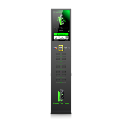 24slots 23.8-Inch Ultra-Slim Portable Power Station High Capacity 160W Fast Charging Restaurant Use Cell Phone Vending Small