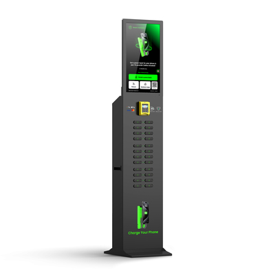 24slots 23.8-Inch Ultra-Slim Portable Power Station High Capacity 160W Fast Charging Restaurant Use Cell Phone Vending Small