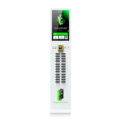 24slots 23.8-Inch Ultra-Slim Portable Power Station High Capacity 160W Fast Charging Restaurant Use Cell Phone Vending Small