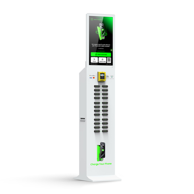 24slots 23.8-Inch Ultra-Slim Portable Power Station High Capacity 160W Fast Charging Restaurant Use Cell Phone Vending Small