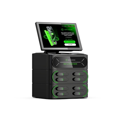 Power Bank with Rental System Multi Device Charging Station with Touch Screen  8 Slots  Phone Charging Locker Station